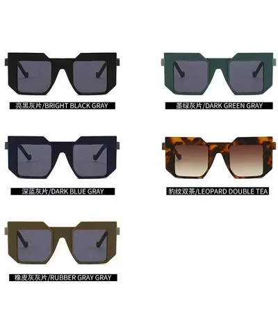 Retro Square Sunglasses Luxury Geometric Sun Glasses For Women Fashion Glasses Brand Designer Shades - CX18MDD2XRU $8.80 Square