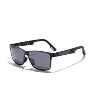 Raymond Polarized Driving Sunglasses - Black Gray - C9196YMDGUK $40.57 Rectangular