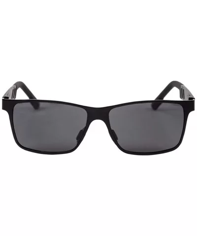 Raymond Polarized Driving Sunglasses - Black Gray - C9196YMDGUK $40.57 Rectangular