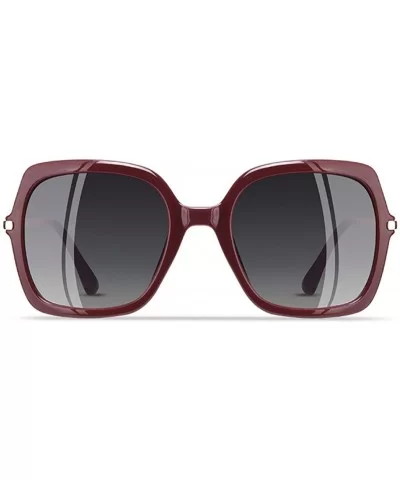 Luxury Women Sunglasses Women Fashion ladies Sun Glasses Female Gradient UV400 Eyewear Goggles - C2red - C118RWDQZYL $24.11 A...