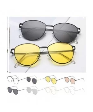 Fashion Man Women Sunglasses Glasses Vintage Retro Style Fashion Oversized Design Sunglasses UV Protection - B - CM19074KK3D ...