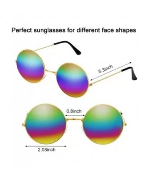 20 Pairs Hippie Sunglasses 60's Style Round Sunglasses and Heart-Shape Glasses - CP18ZDLDQ3X $23.04 Goggle