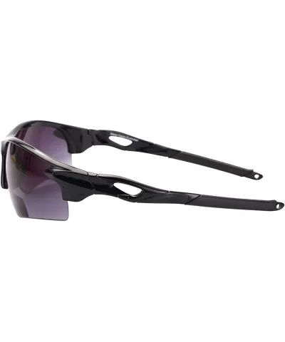 The Athlete" 2 Pair of Precision Sport Wrap Bifocal Unisex Sunglasses - Black and Red - C81924XN0E0 $20.89 Sport