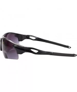 The Athlete" 2 Pair of Precision Sport Wrap Bifocal Unisex Sunglasses - Black and Red - C81924XN0E0 $20.89 Sport