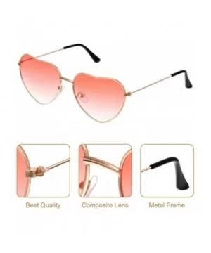 20 Pairs Hippie Sunglasses 60's Style Round Sunglasses and Heart-Shape Glasses - CP18ZDLDQ3X $23.04 Goggle