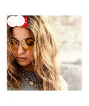 New Arrival 2019 Alloy Sunglasses Women Vintage Luxury Ocean Lens BlackGray - Goldred - CC18Y2NEOHQ $6.98 Aviator