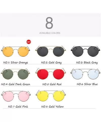 New Arrival 2019 Alloy Sunglasses Women Vintage Luxury Ocean Lens BlackGray - Goldred - CC18Y2NEOHQ $6.98 Aviator