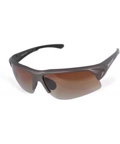 Polarized Sunglasses Protection Lightweight - 07-matt Brown Frame Brown Gradient Lens - CZ1967XIDR0 $16.24 Sport