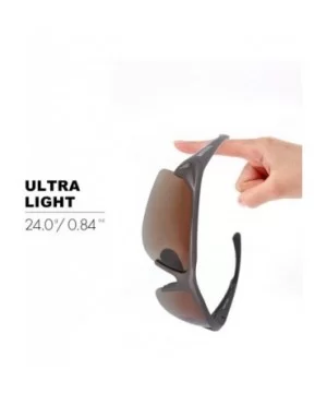 Polarized Sunglasses Protection Lightweight - 07-matt Brown Frame Brown Gradient Lens - CZ1967XIDR0 $16.24 Sport