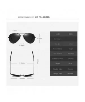 Aviation Polarized Sunglasses Men Women Fashion Sun Glasses Female Rays Eyewear Oculos De Sol UV400 - CP198AI3YA9 $22.42 Square