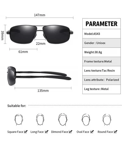 TAC HD Polarized Sport Sunglasses for Driving Men Women Sport Coating Mirror Sun Glasses Night Vision Sunglasses - CG18M3AQ37...