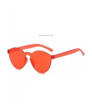 2019 Women Sunglasses Cat Eye Brand Designer glasses Integrated Eyewear Female summer - Red - CT18W39MH9T $11.58 Cat Eye