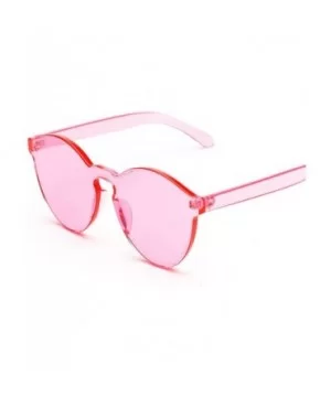 2019 Women Sunglasses Cat Eye Brand Designer glasses Integrated Eyewear Female summer - Red - CT18W39MH9T $11.58 Cat Eye