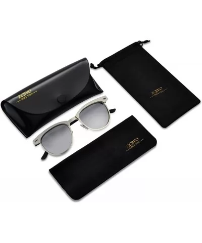 Sunglasses for Men Women Polarized sunglasses Fashion Vintage Wayfarer Sun Glasses - C3 - CQ18E7D8M6Z $14.37 Wayfarer