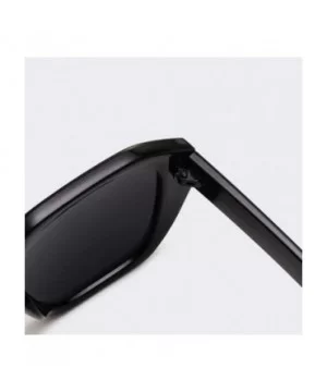 Womens Boyfriend Style Eyewear Oversize Horned Rim Thick Plastic Sunglasses - C - CV18NSKIGH5 $6.04 Oversized