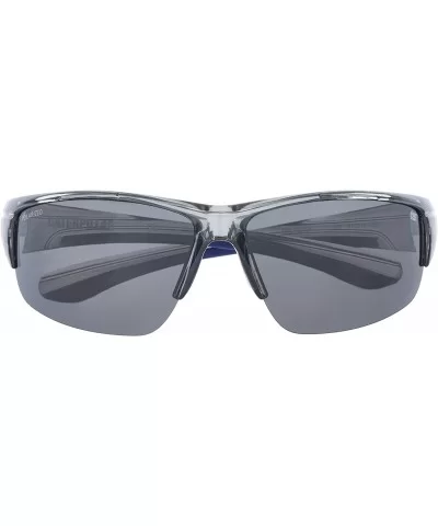 Polarized Wrap Sunglasses - Gloss Grey - CW18TS6N396 $24.16 Sport