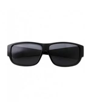 Women Polarized Fit Over Sunglasses - Less Bulky - Ladies Size - Slim Black - C918GL6YYKK $10.74 Wrap