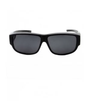 Women Polarized Fit Over Sunglasses - Less Bulky - Ladies Size - Slim Black - C918GL6YYKK $10.74 Wrap