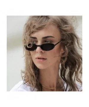 Sunglasses New Trend Personaltiy Small Oval Frame Travel Outdoor Stripe Sun 8 - 7 - CZ18YKUO0QG $6.44 Aviator