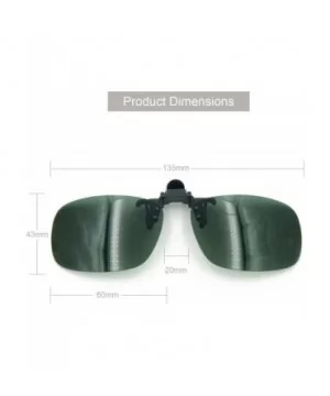 Unisex Polarized Clip-on Flip up Sunglasses Plastic Lenses Glasses Sports Driving Fishing Cycling Outdoor - CW11XP9QBZ3 $6.96...