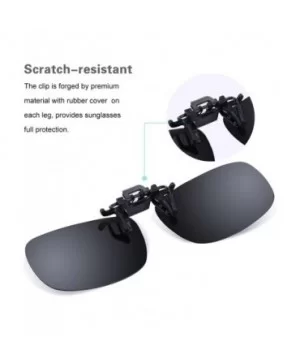 Unisex Polarized Clip-on Flip up Sunglasses Plastic Lenses Glasses Sports Driving Fishing Cycling Outdoor - CW11XP9QBZ3 $6.96...