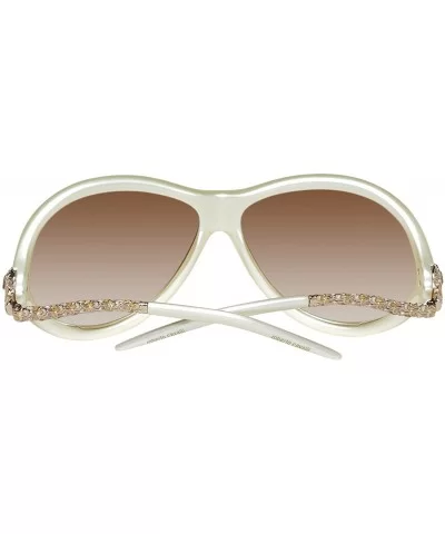 RC853S Sunglasses Ivory - CW11XMFLHGN $36.54 Oversized