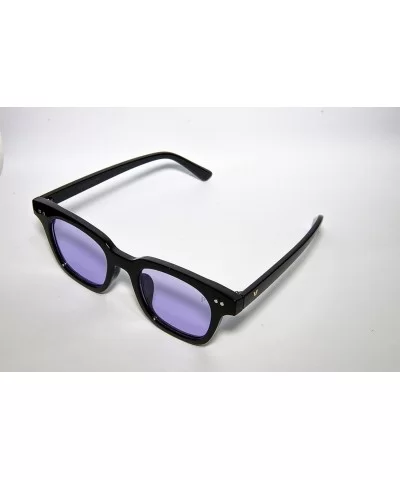 Vintage Sunglasses Retro Square Frame Black Men - CO12O4LIW6V $21.74 Square