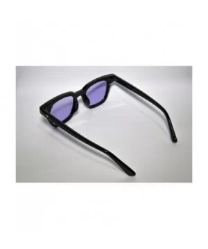 Vintage Sunglasses Retro Square Frame Black Men - CO12O4LIW6V $21.74 Square