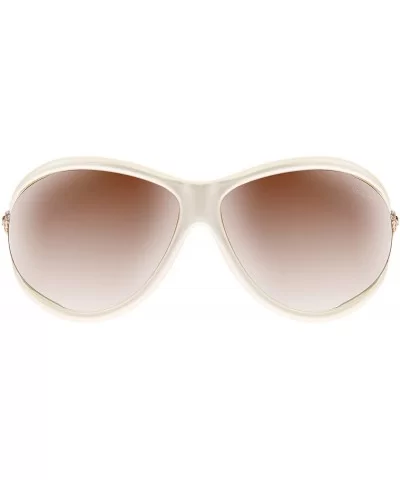 RC853S Sunglasses Ivory - CW11XMFLHGN $36.54 Oversized