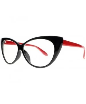 Women Magnification Stylish Vintage Cat Eye Tortoise Reading Glasses Readers - Red - CF184ANI6G5 $9.35 Cat Eye