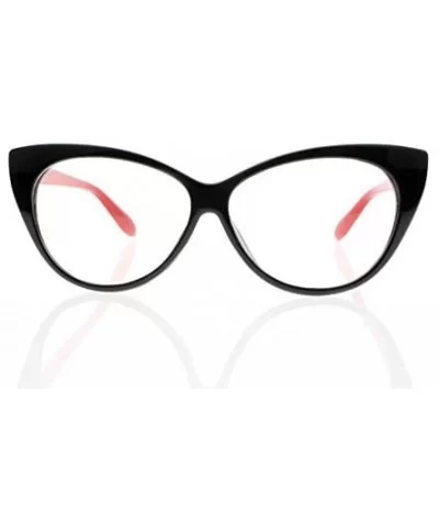 Women Magnification Stylish Vintage Cat Eye Tortoise Reading Glasses Readers - Red - CF184ANI6G5 $9.35 Cat Eye