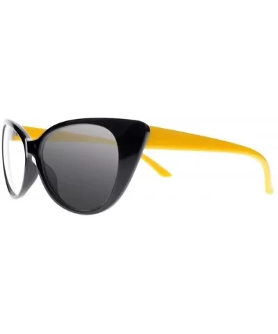 Transition Photochromic Bifocal Women Cat Eye Reading Glasses UV Protection Sunglasses Readers - Yellow - CL18I9DW35O $14.51 ...