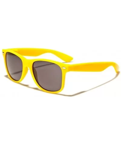 Classic Retro Sunglasses with UV Protection - Yellow - C518IA4KHOR $6.13 Wayfarer