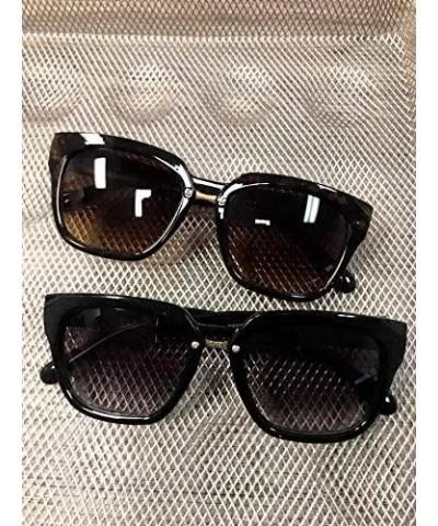 Sunglasses for Women Retro Square Durable Rectangular Frame Tinted Lens - Brown Frame/ Brown Lens - C618LUIYDK0 $9.20 Rectang...