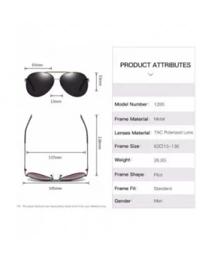 European and American Sunglasses polarizing glasses for men - D - CF18QO3WEC8 $23.41 Aviator