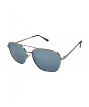 SUN PASSION Classic Square Polarized Sunglasses for Women Men Blue Lens Metal Frame 56-15-146 L1827 - CS18TA52G3G $19.33 Square