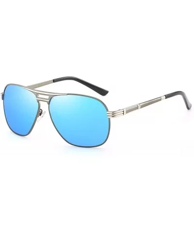 Sunglasses - men's box sunglasses - polarized driver's glasses - B - CY18QQ2DCYC $28.88 Aviator