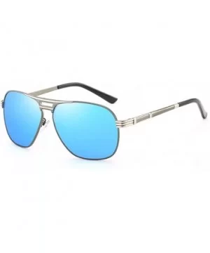 Sunglasses - men's box sunglasses - polarized driver's glasses - B - CY18QQ2DCYC $28.88 Aviator