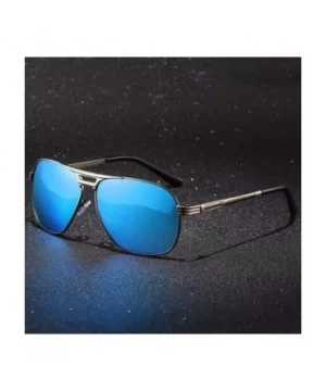 Sunglasses - men's box sunglasses - polarized driver's glasses - B - CY18QQ2DCYC $28.88 Aviator