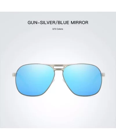 Sunglasses - men's box sunglasses - polarized driver's glasses - B - CY18QQ2DCYC $28.88 Aviator