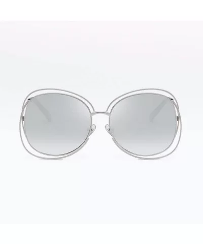 Solar glasses - circular frames - sunglasses - bimetallic rings - anti-ultraviolet women's style - E - C718Q70SKZD $27.25 Ove...