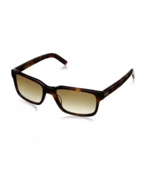 Men's Preston Rectangular Sunglasses - Blonde Havana & Warm Brown Gradient - CU125QFNKJD $37.39 Rectangular