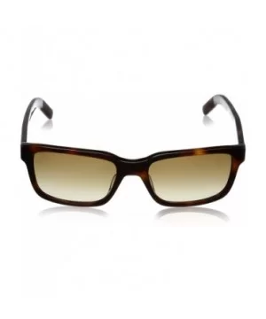 Men's Preston Rectangular Sunglasses - Blonde Havana & Warm Brown Gradient - CU125QFNKJD $37.39 Rectangular