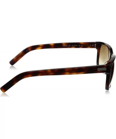 Men's Preston Rectangular Sunglasses - Blonde Havana & Warm Brown Gradient - CU125QFNKJD $37.39 Rectangular