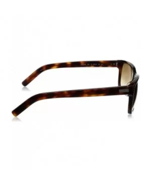 Men's Preston Rectangular Sunglasses - Blonde Havana & Warm Brown Gradient - CU125QFNKJD $37.39 Rectangular