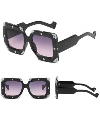 Fashion Man Women Irregular Shape Sunglasses Glasses Vintage Retro Style 2019 Fashion - E - CU18TL0E578 $4.98 Oversized