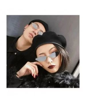 Small Frame Cat Eye Oval Retro Vintage Sunglasses (B) - CO18G8MC0U0 $4.93 Cat Eye