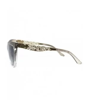 High-End Celebrity Fashion Stylish Sexy Designer Cat Eye Sunglasses - Gray Transparent - CE18WHD097N $9.71 Cat Eye