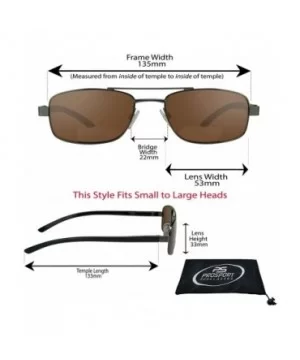 Square Aviator Bifocal Sunglasses with HD Blue Light Blocking- Grey or Amber Lenses. - CS11K1LLASP $12.36 Aviator