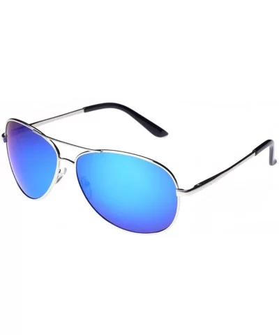 Mens Cool Driving Day Night Vision Glasses Polarized UV400 Protection Sunglasses - Ice Blue - C217YS2MHSD $9.22 Rimless